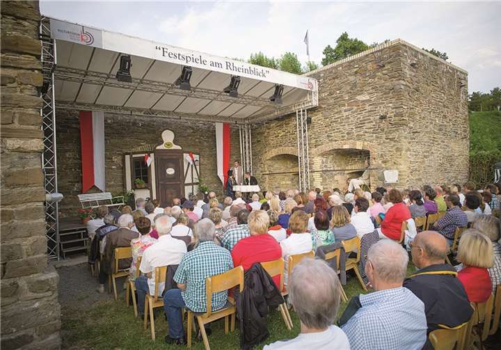 Die Freilichtbühne an den historischen Eisenerzröstöfen.