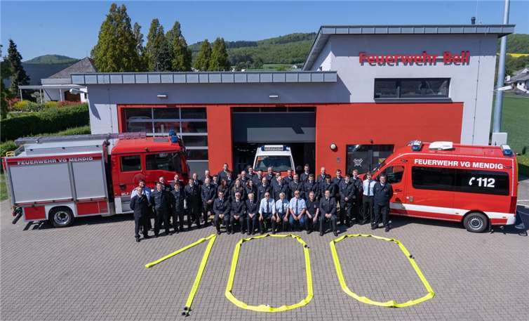 Die Freiwillige Feuerwehr Bell feiert vom 29. bis 31. August ihr 100-jähriges Bestehen.  Foto: FFW Bell