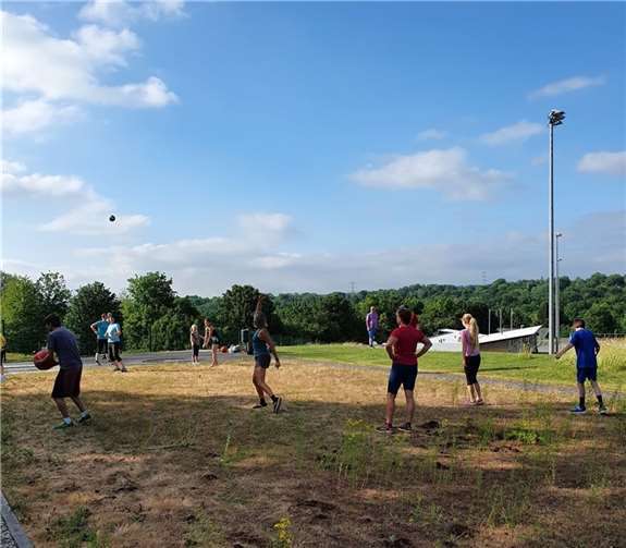Die Freude am gemeinsamen Sporttreiben steht im Vordergrund.  Foto: privat