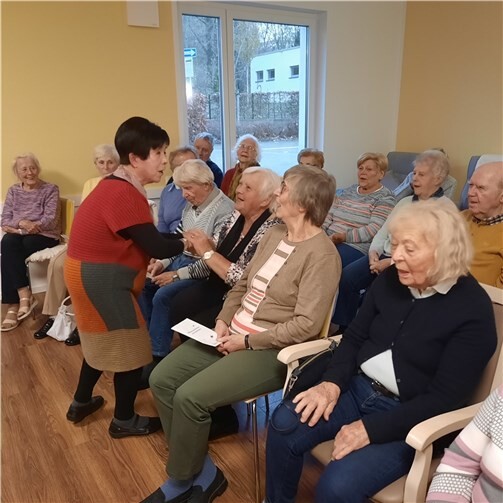 Die Freude bei den Bewohnerinnen und Bewohnern war groß.