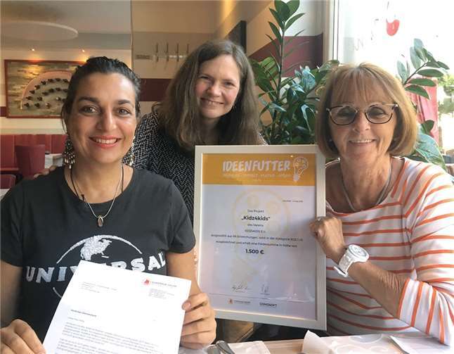 Die Freude bei kidz4kids e. V. war groß über den Gewinn bei Ideenfutter. Foto: privat
