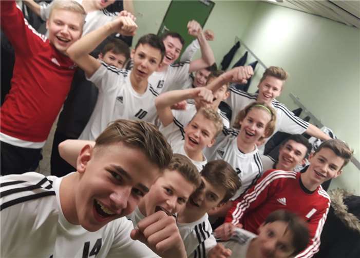 Die Freude der Jungs kannte keine Grenzen. privat