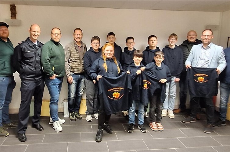 Die Freude über die Hoodies war groß.