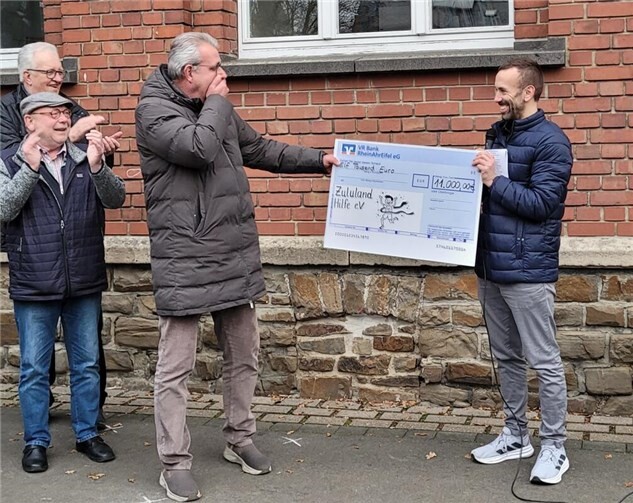 Die Freude über die Spende war riesig.  Foto: privat