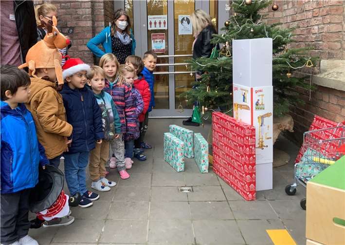 Die Freude war groß über die vielen Geschenke.