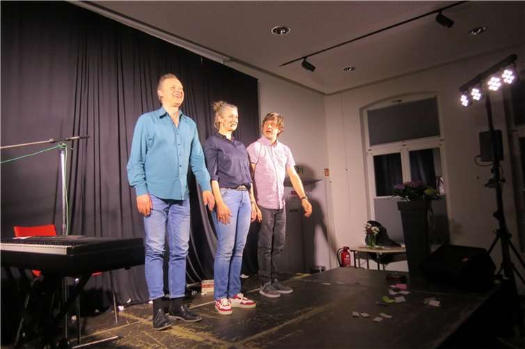 Die „Frizzles“ beim Schlussapplaus.