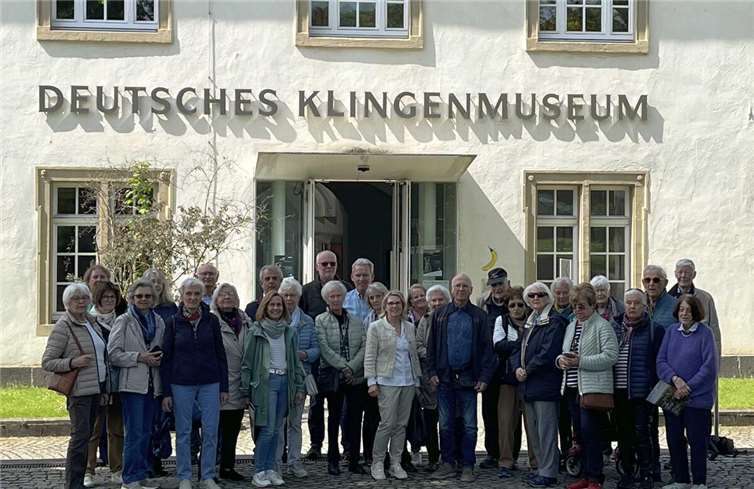 Die Frühjahrstagesfahrt des Forum Senioren Meckenheim am 7. Mai 2025 führte zu zwei Highlights des Bergischen Landes. Erste Station war das Deutsche Klingenmuseum in Solingen. Foto: privat