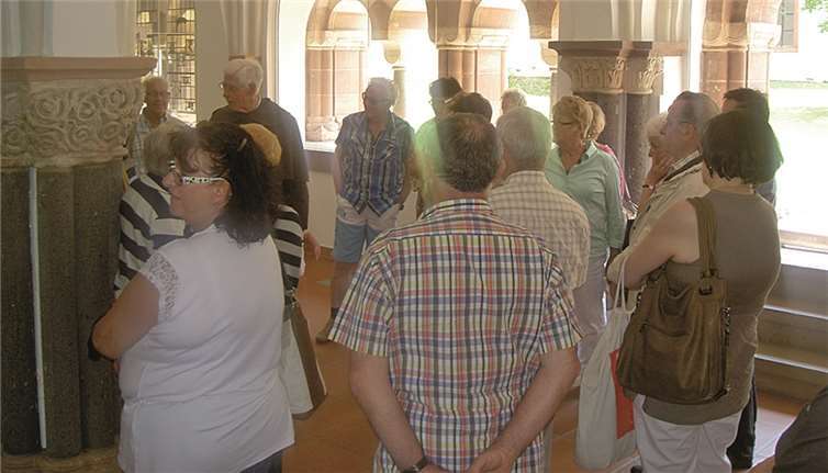 Die Führung durch die Klosteranlage Springiersbach war ein interessanter Programmpunkt.  privat