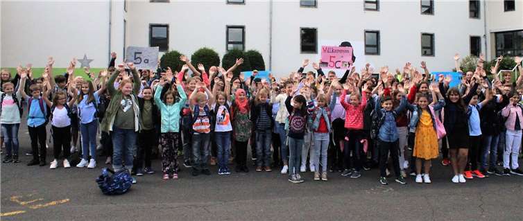 Die Fünftklässler freuen sich auf einen neuen Schulabschnitt.Foto: privat