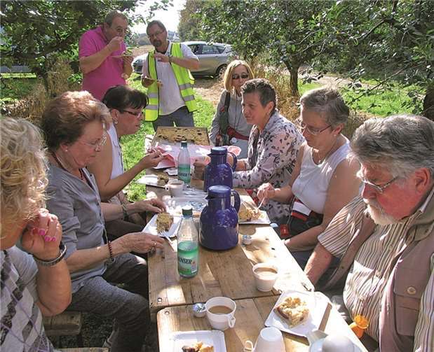 Die Funken ließen den Tag mit einem gemütlichen Beisammensein ausklingen.privat
