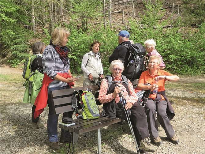 Die GEO-Wanderung fand bei schönem Wetter statt. Privat