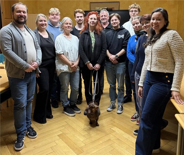 Die GRÜNE Jugend Ahrweiler mit ihrer Kreistagsfraktion.Foto: Sarah Rößel