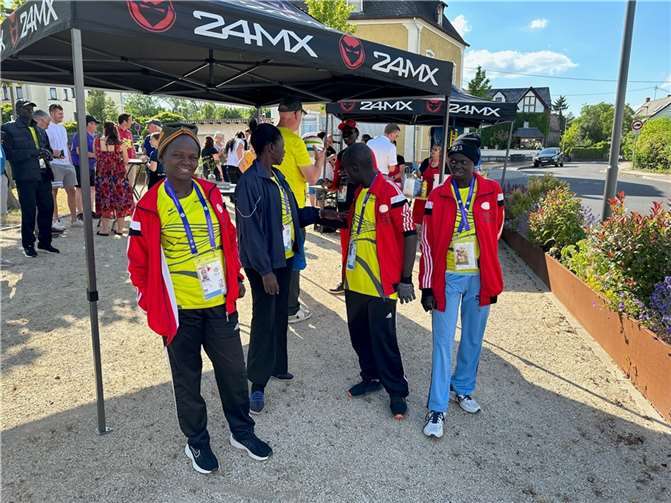 Die Gäste aus dem Südsudan fühlten sich in Mendig sichtlich wohl.