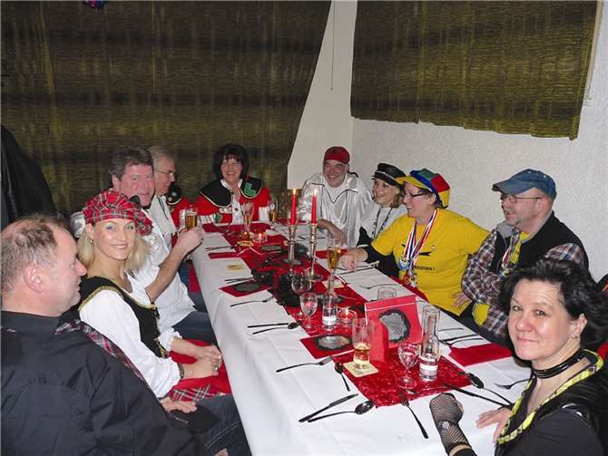 Die Gäste des „Närrischen Dinners“ waren sowohl von dem köstlichen Menü als auch von der Stimmung restlos begeistert.