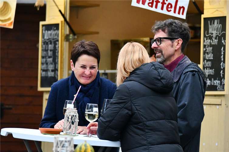 Die Gäste hatten viel Spaß auf dem Marktplatz. Foto: RASCH