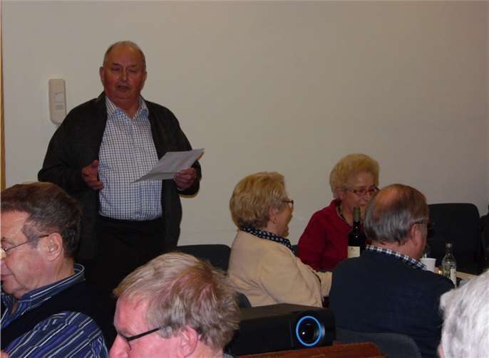 Die Gäste im gut besuchten Bürgerhaus lauschten dem abwechslungsreichen Programm.privat