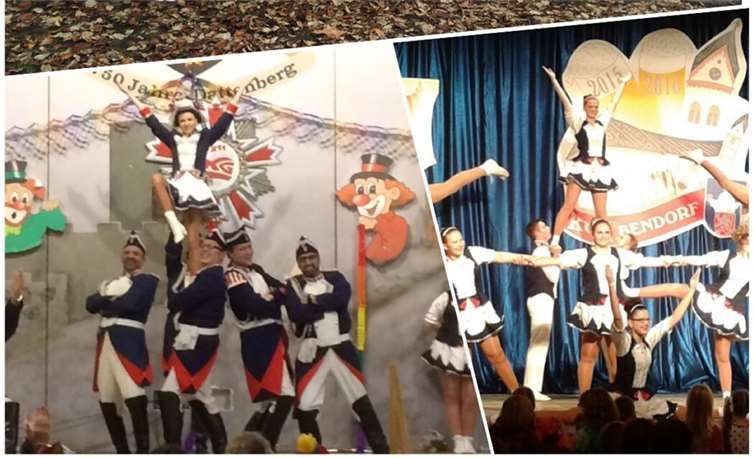 Die Garde absolvierte zum Sessionsauftakt mehrere Auftritte. privat