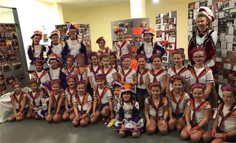 Die Garde- und Showtanz-Gruppe.