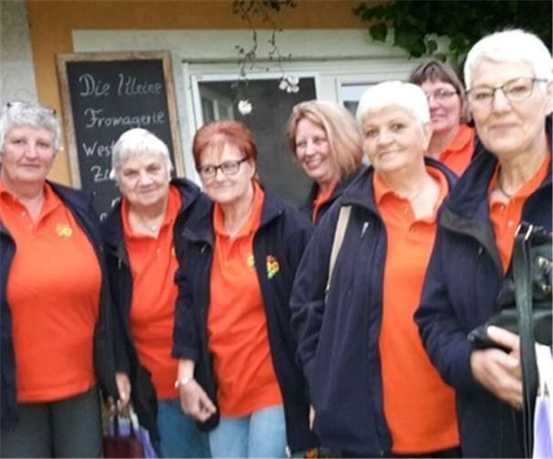 Die Gartenfrauen auf ihrer Tour. Privat