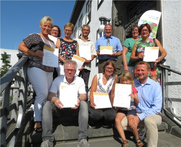 Die Gastgeber freuten sich über die Prämierungen. privat