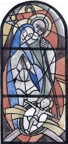 Die Geburt Jesu, Evangelische Kirche, 3. Fenster.  Foto: privat