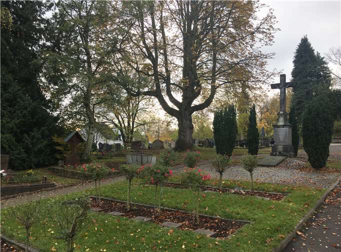 Die Gedenkfeier zum Volkstrauertag findet am Soldaten-Gräberfeld auf dem Friedhof in der Koisdorfer Straße statt.Foto: privat
