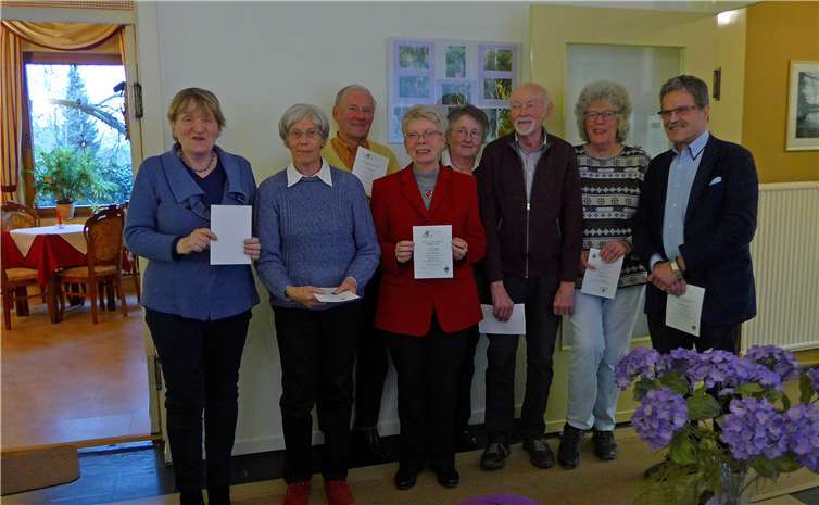 Die Geehrten auf einen Blick. privat