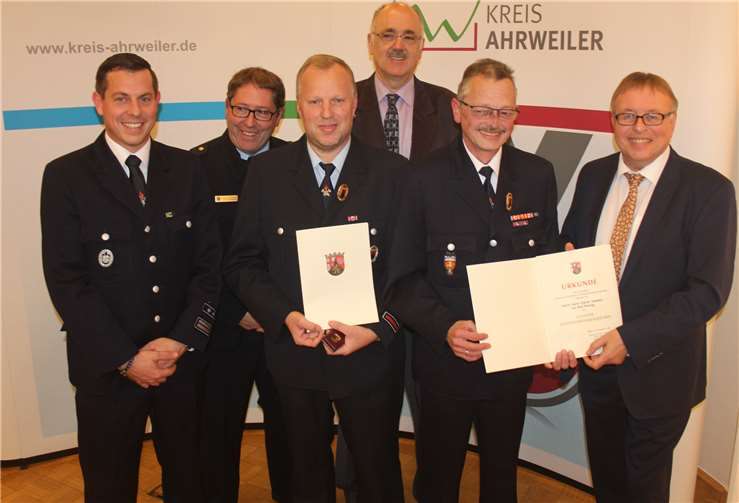 Die Geehrten aus Bad Breisig. DU