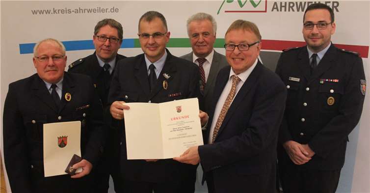 „Garant für die Sicherheit im Kreis Ahrweiler“ Die Geehrten aus der Kreisstadt.DU