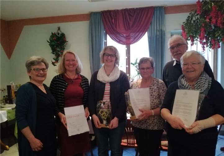 Die Geehrten freuten sich sichtlich über die schöne Anerkennung. Foto: privat