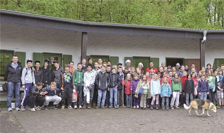 Die Gegend rund um das Jugendlager in Stadtkyll wurde von den Jugendlichen erkundet. privat