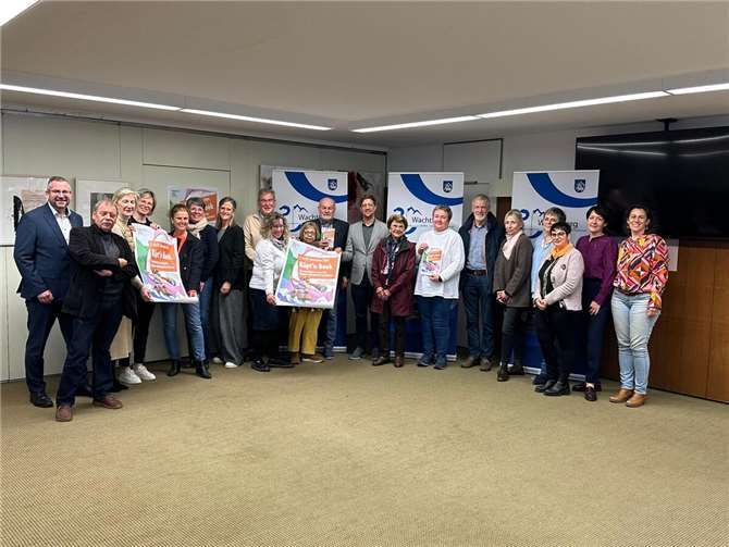 Die Gemeinde Wachtberg dankte den Sponsoren des Käpt’n-Book-Lesefestivals. Foto: privat