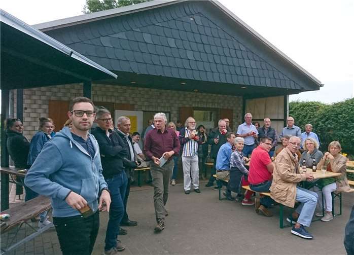 Die Genossen feierten an der Metternicher Windmühle. Foto: SPD Koblenz