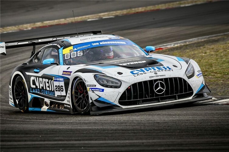 Die Gesamtsieger der Michelin 12H Nürburgring #286 GetSpeed Team JR286, Tanner Harvey / Patrick Liddy / Jonathan Hirshberg / Steve Jans, Mercedes-AMG GT3 EVO
