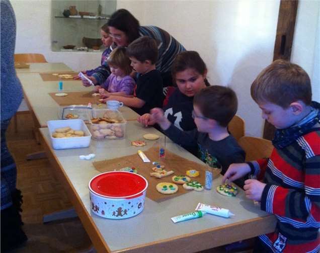 Die Gestaltungsmöglichkeiten wurden von den Kindern voll ausgeschöpft.privat