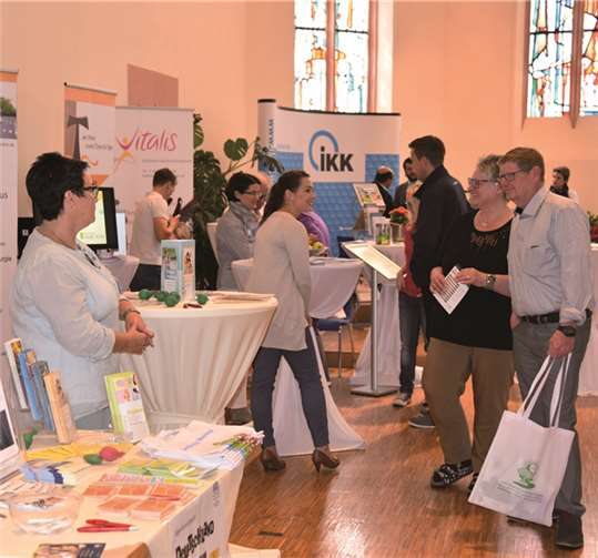 Die Gesundheitsmesse lockte zahlreiche Interessierte in das Forum Antoniuskirche und in das Rosa Flesch-Tagungszentrum in Waldbreitbach.