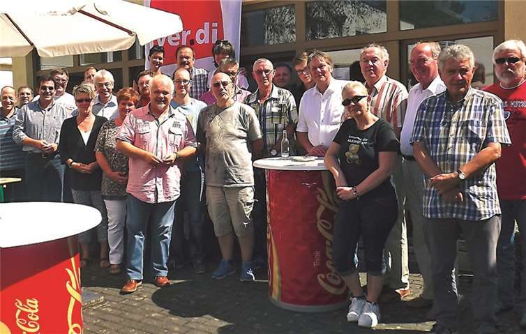 Die Gewerkschafter aus dem Rathaus trafen sich zu ihrem jährlichen Grillfest. privat