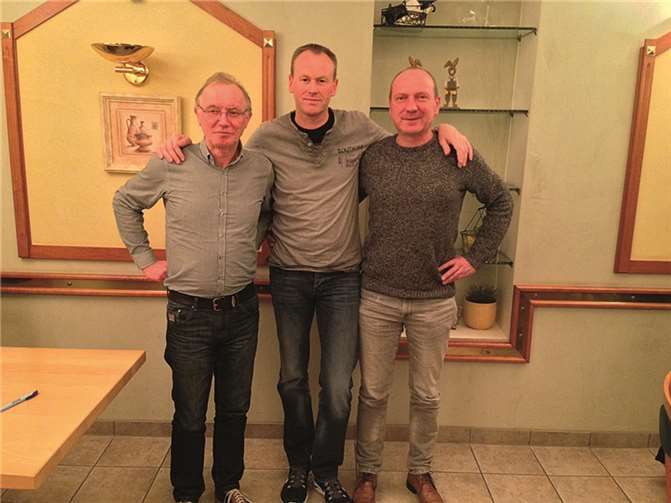 Die Gewinner beim Sieben-Ström (v.l.): H-J. Mayer, S. Pichler, R. Simon.