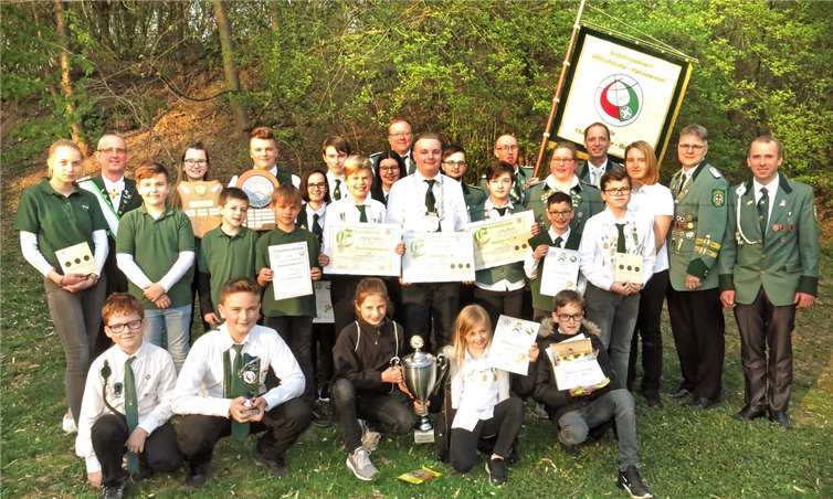 Die Gewinner der einzelnen Nachwuchswettbewerbe freuten sich. Foto: Roger Theisen