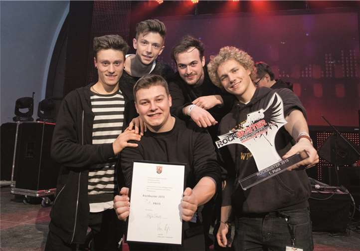 Die Gewinner des Abends, die Band FofoTank aus Bad-Bergzabern. A. Arnold