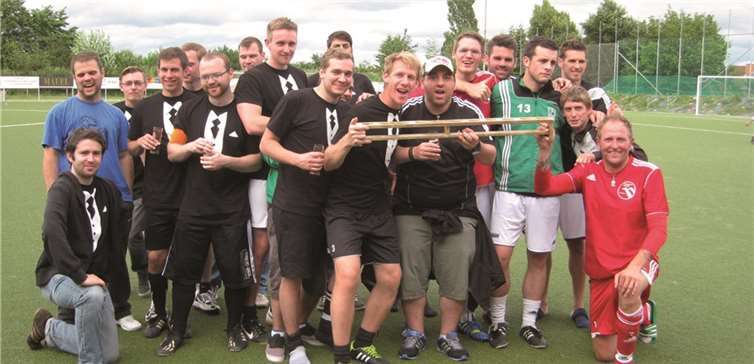 Die Gewinner des Biermeter-Wettbewerbs ließen sich feiern.privat