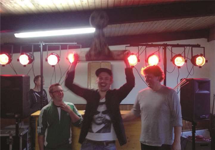 Die Gewinner des Bierpokals.