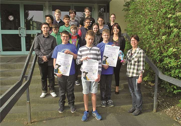 Die Gewinner in Rheinland-Pfalz und im Saarland war die Klasse 7a.privat