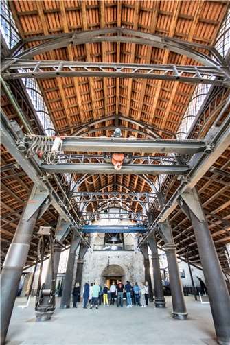 Die Giesshalle der Sayner Hütte.  Foto: Matthias Kiehl