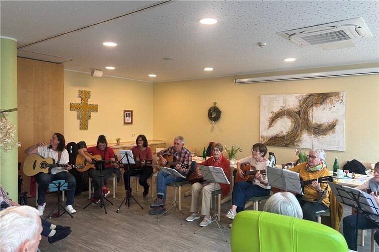 Die Gitarrenfreunde Dernau auf dem Frühlingsfest