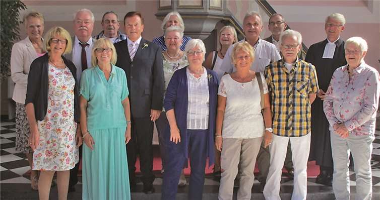 Die Goldkonfirmanden der Evangelischen Kirchengemeinde Oberwinter. Privat