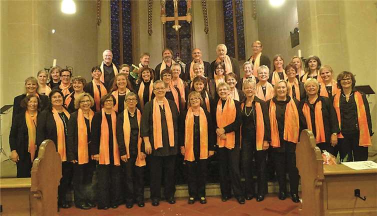 Die Gospelflames aus Flamersheim freuen sich auf ihren Auftritt in Rheinbach. privat
