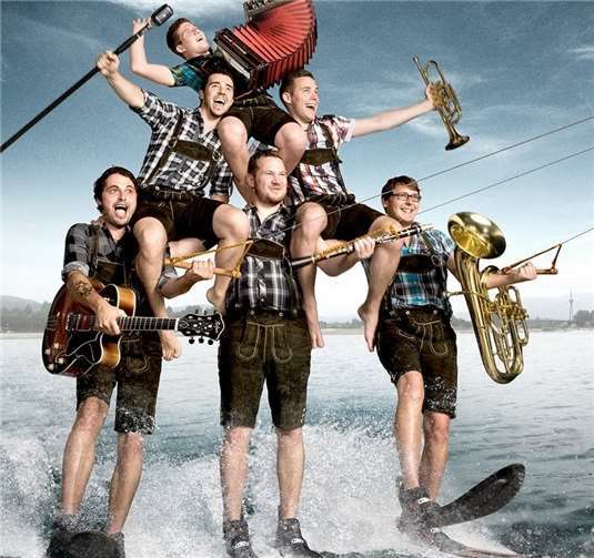 Die Grabenlandbuam unterhalten das Publikum am Freitag. Foto: privat