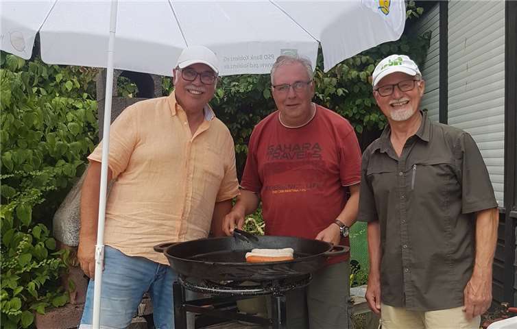 Die Griller vom Vorstand der Tennisfreunde.Quelle: Tennisfreunde Ransbach-Baumbach
