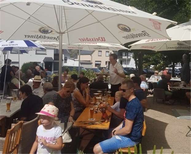 Die Grillparty in der „Kleinen Kneipe“ war ein Erfolg. Privat